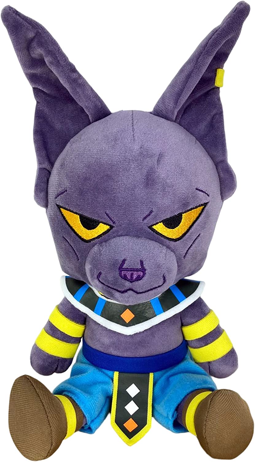 Great Eastern Entertainment Dragon Ball Super Beerus Sitting Plush 7" - Image 1