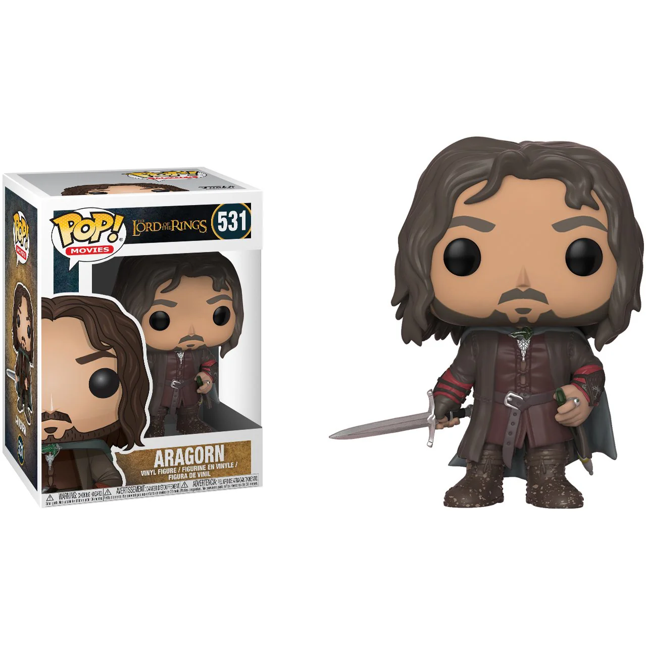 Funko Pop! Movies: The Lord of The Rings - Aragorn - Image 1