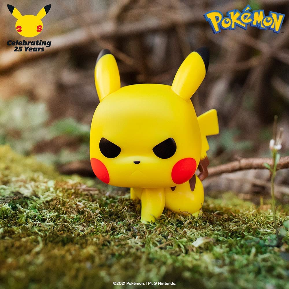 Funko Pop! Games: Pokemon - Pikachu (Attack Stance) Vinyl Figure - Image 3