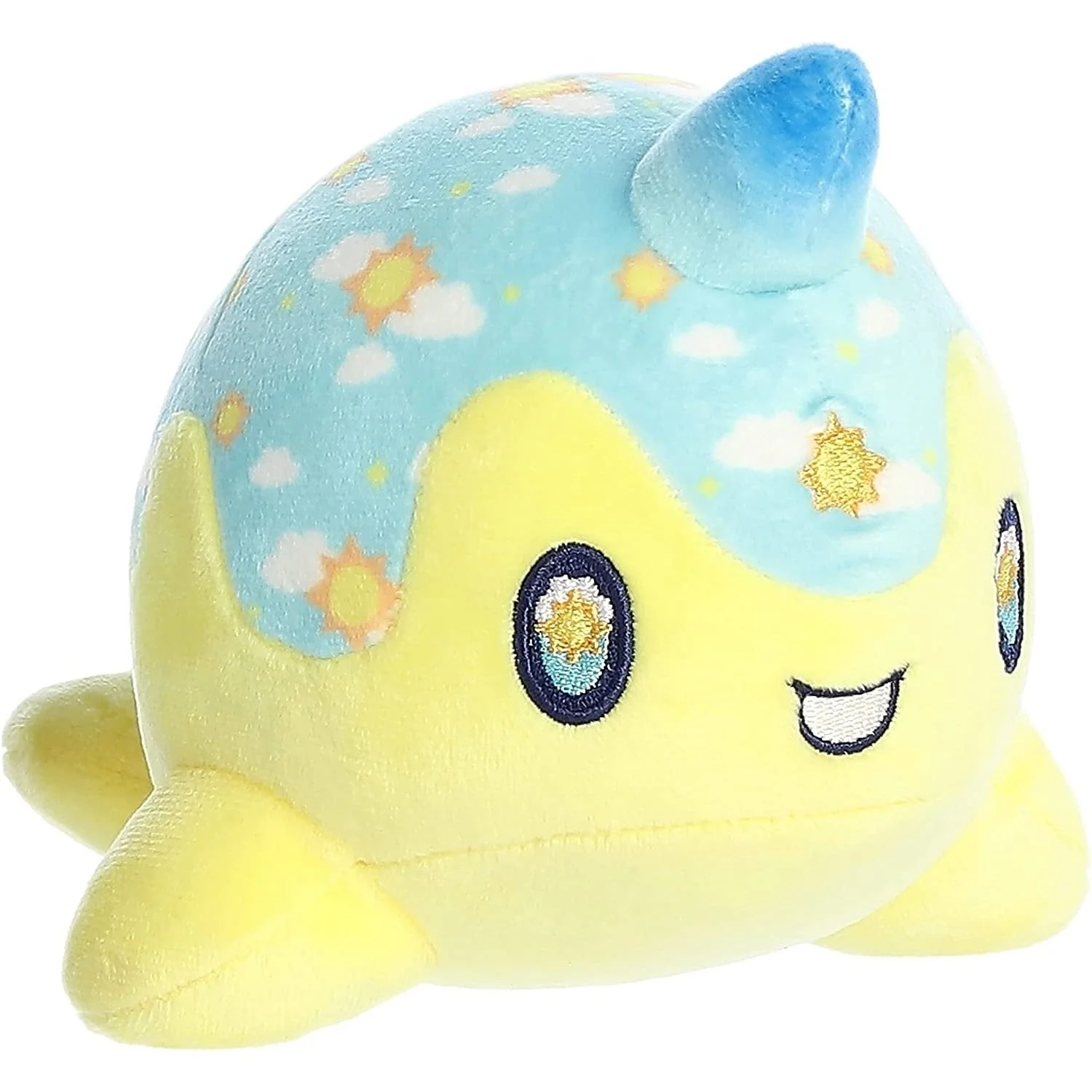 Aurora - Tasty Peach - 7" Sunny Day Nomwhal Plush - Image 2