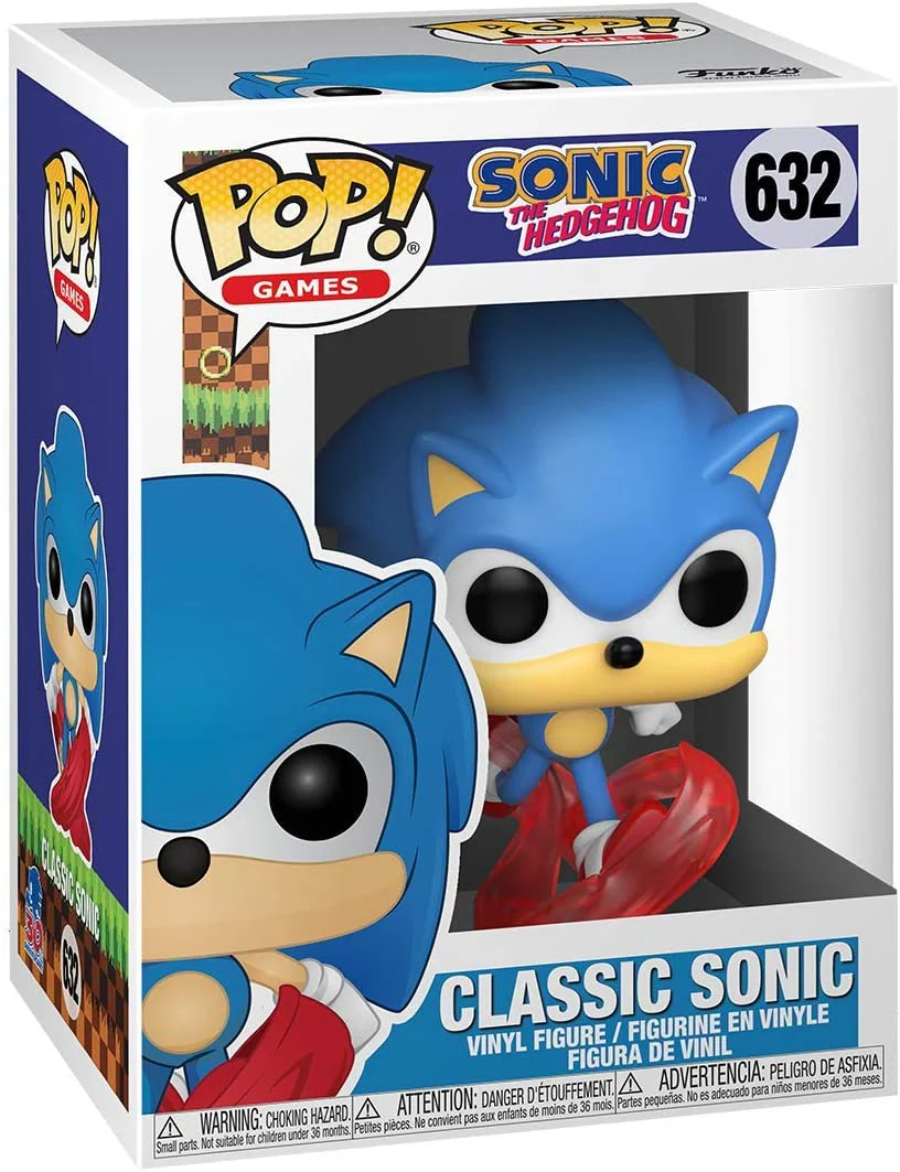 Funko Pop! Games: Sonic the Hedgehog 30th Anniversary - Running Sonic #632 - Image 2