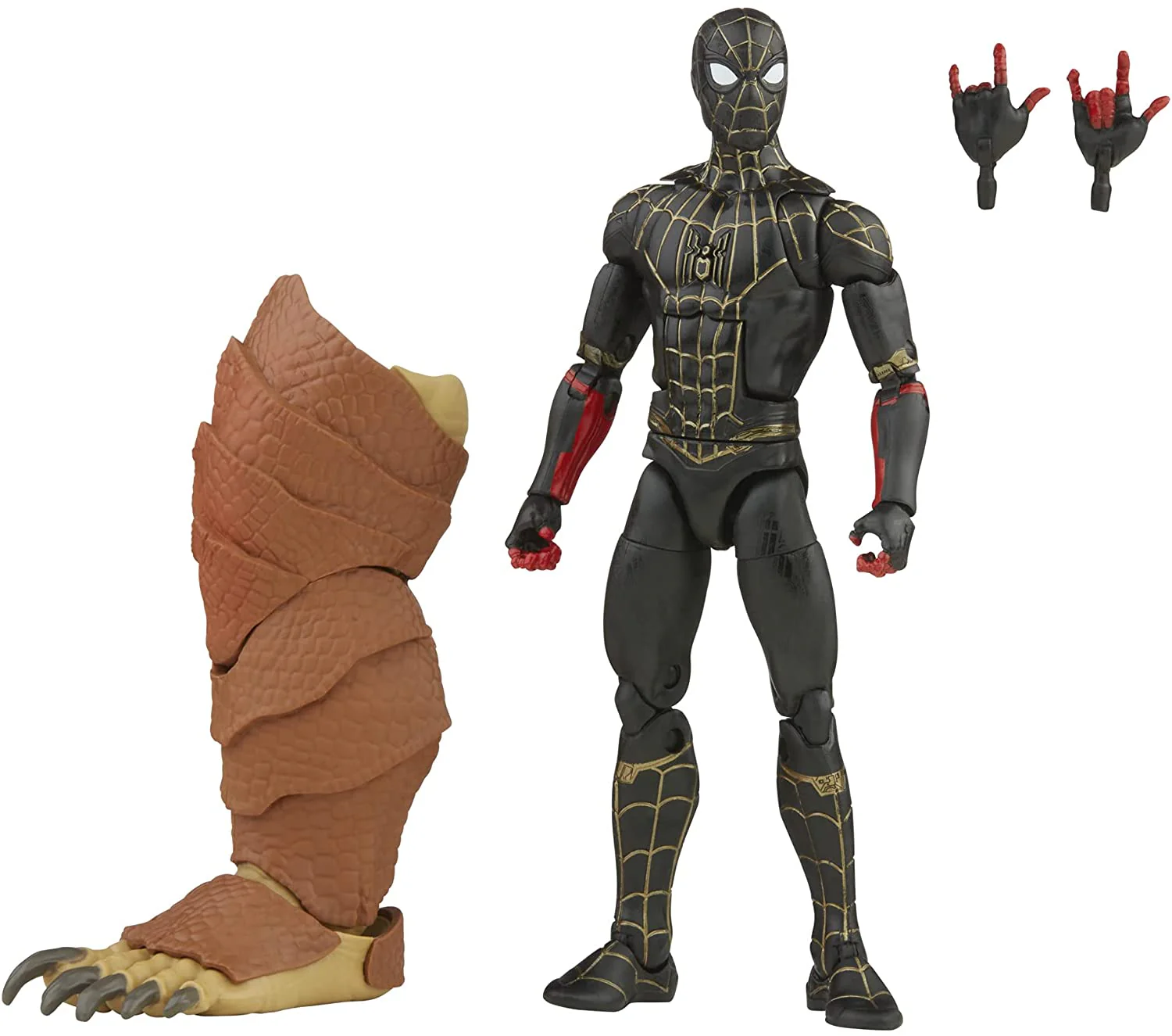 Spider-Man Marvel Legends Series Black & Gold Suit 6-inch Collectible Action Figure Toy - Image 1