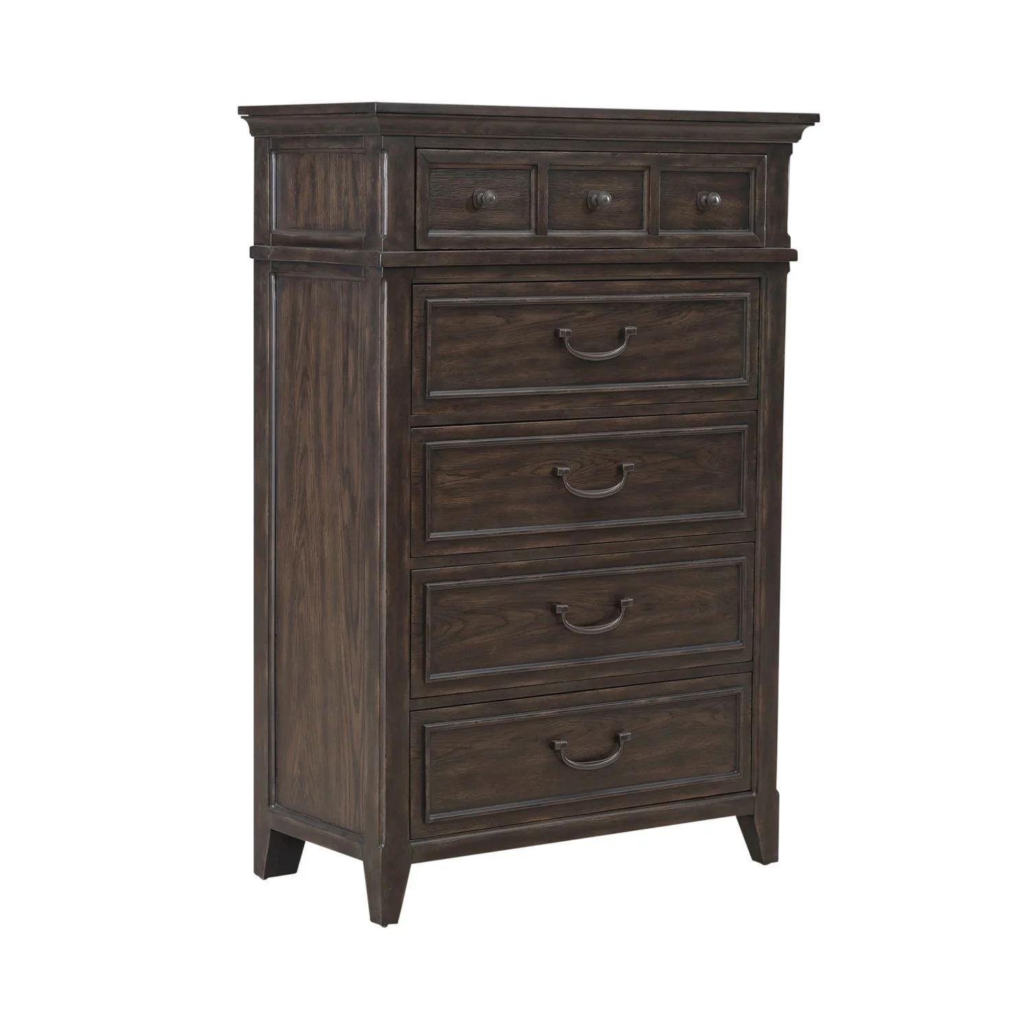Paradise Valley - 5 Drawer Chest - Saddle Brown - Image 3