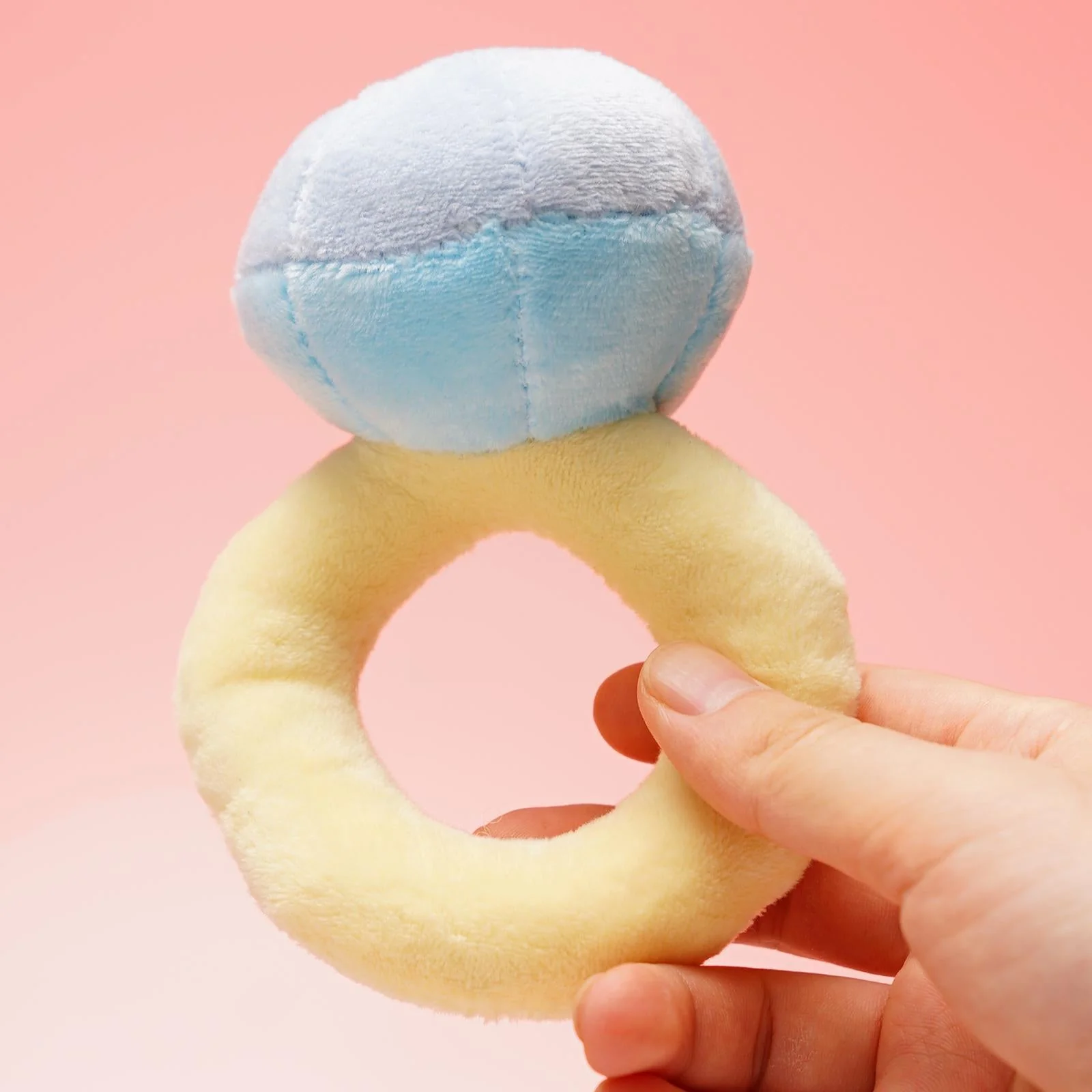 Love Gem Soft Stuffed Plush Ring Box - Image 3