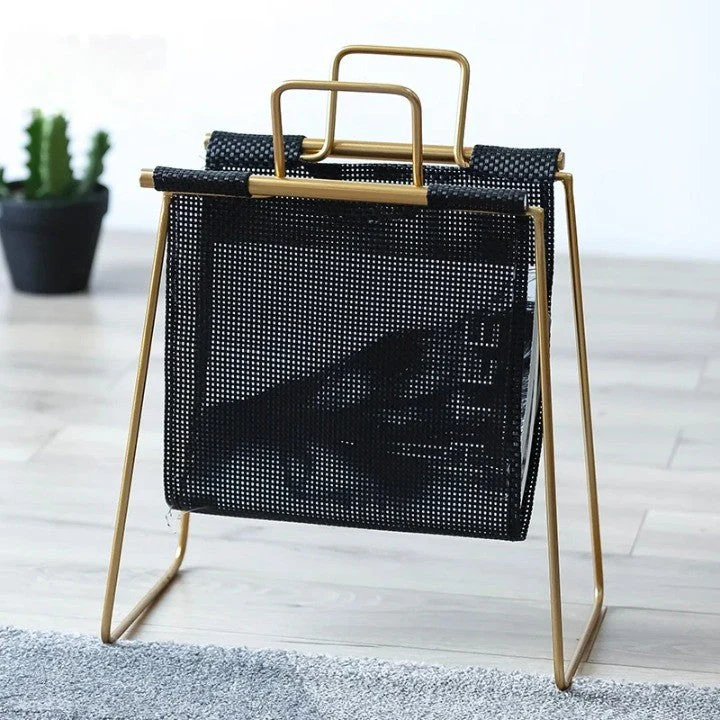 Elegant Minimalist European Floor Magazine Organizer - Image 3