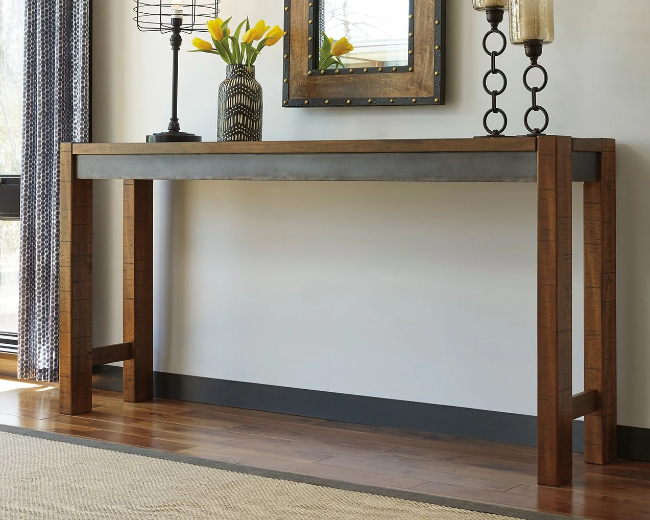 Torjin - Long Counter Table - Dark Brown - Image 2