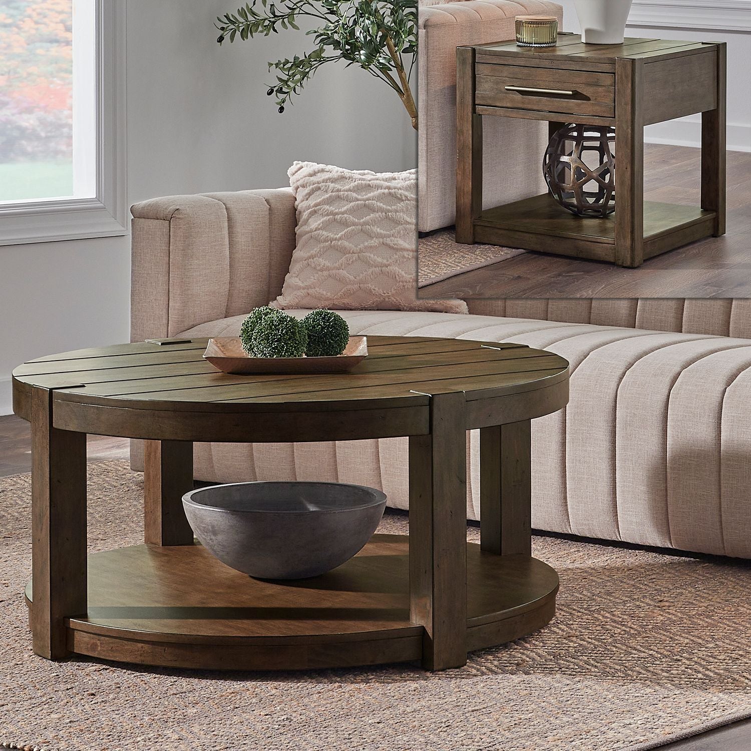Broadmore – Optional 3 Piece Set – Cobblestone Brown