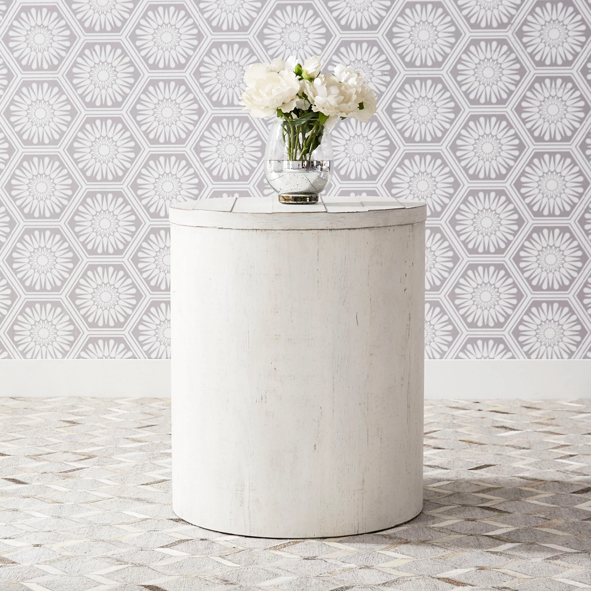 Modern Farmhouse - Drum End Table - Image 2
