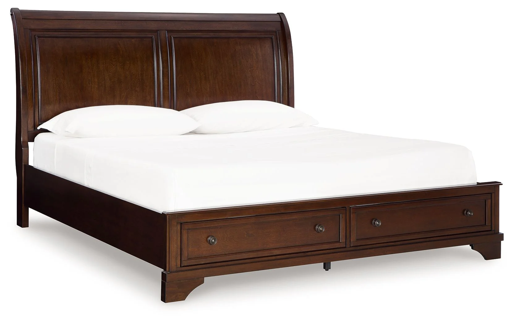 Trellington - King Sleigh Storage Bed - Brown - Image 1