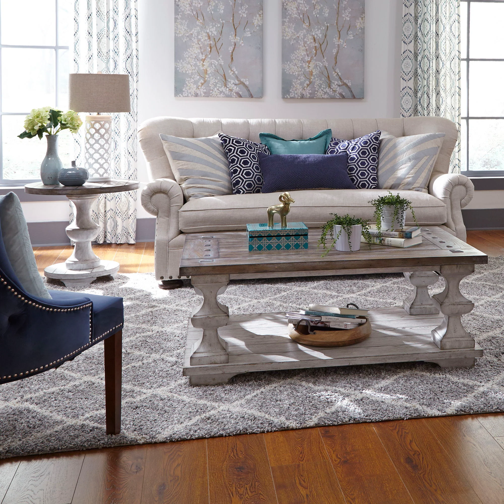 Sedona – 3 Piece Table Set – White