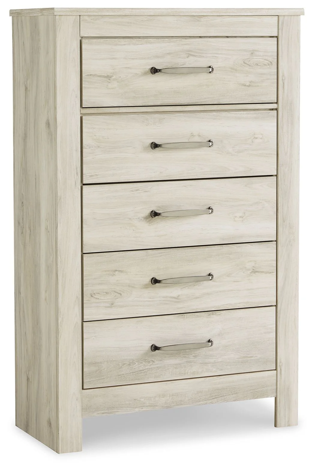 Bellaby - Five Drawer Chest - Whitewash - Image 1