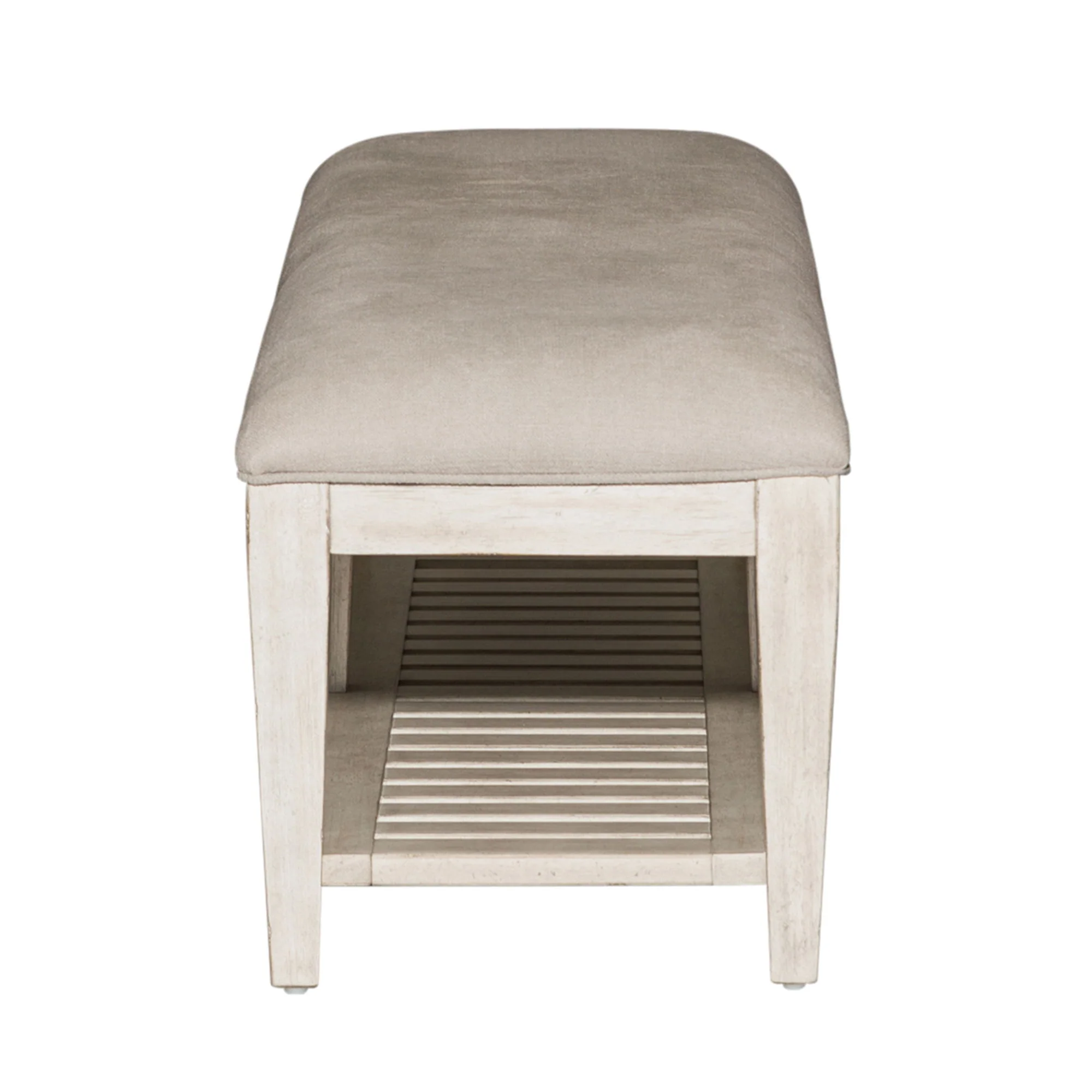 Heartland - Bed Bench - Antique White / Tobacco Tops - Image 3