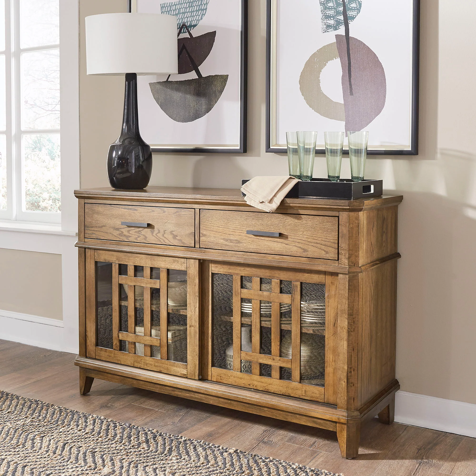 Santa Rosa - Server - Light Brown - Image 1