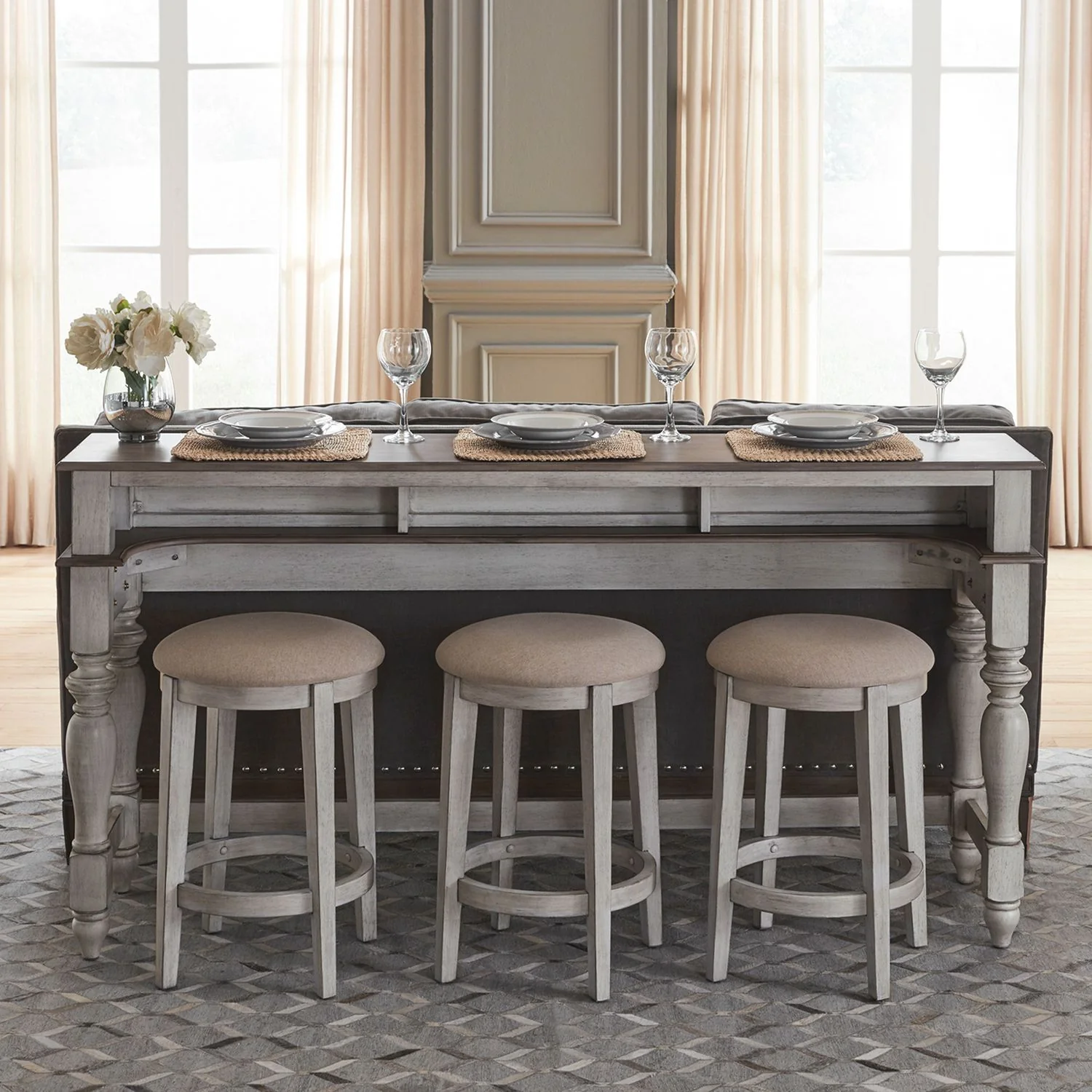 Ocean Isle - Console Bar Table - Image 3