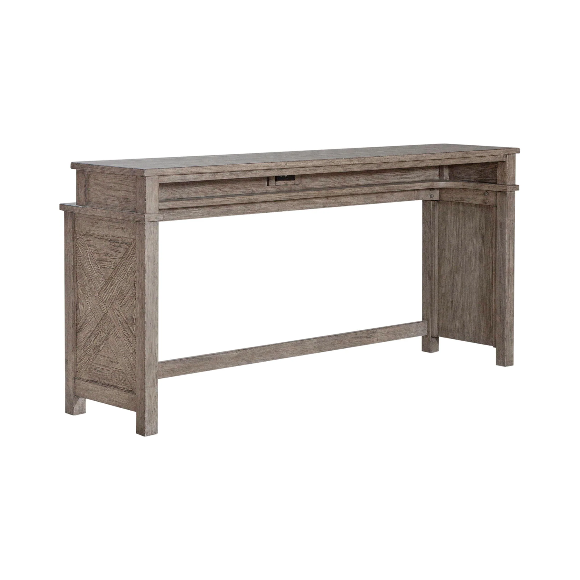 Skyview Lodge – Console Bar Table – Cobblestone