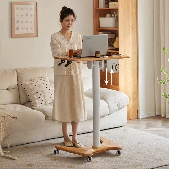 Work Everywhere Ergonomic Adjustable Rolling Desk - Image 3