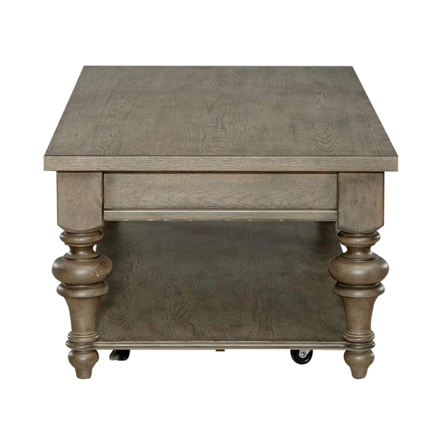 Americana Farmhouse - Rectangular Cocktail Table - Dusty Taupe - Image 3