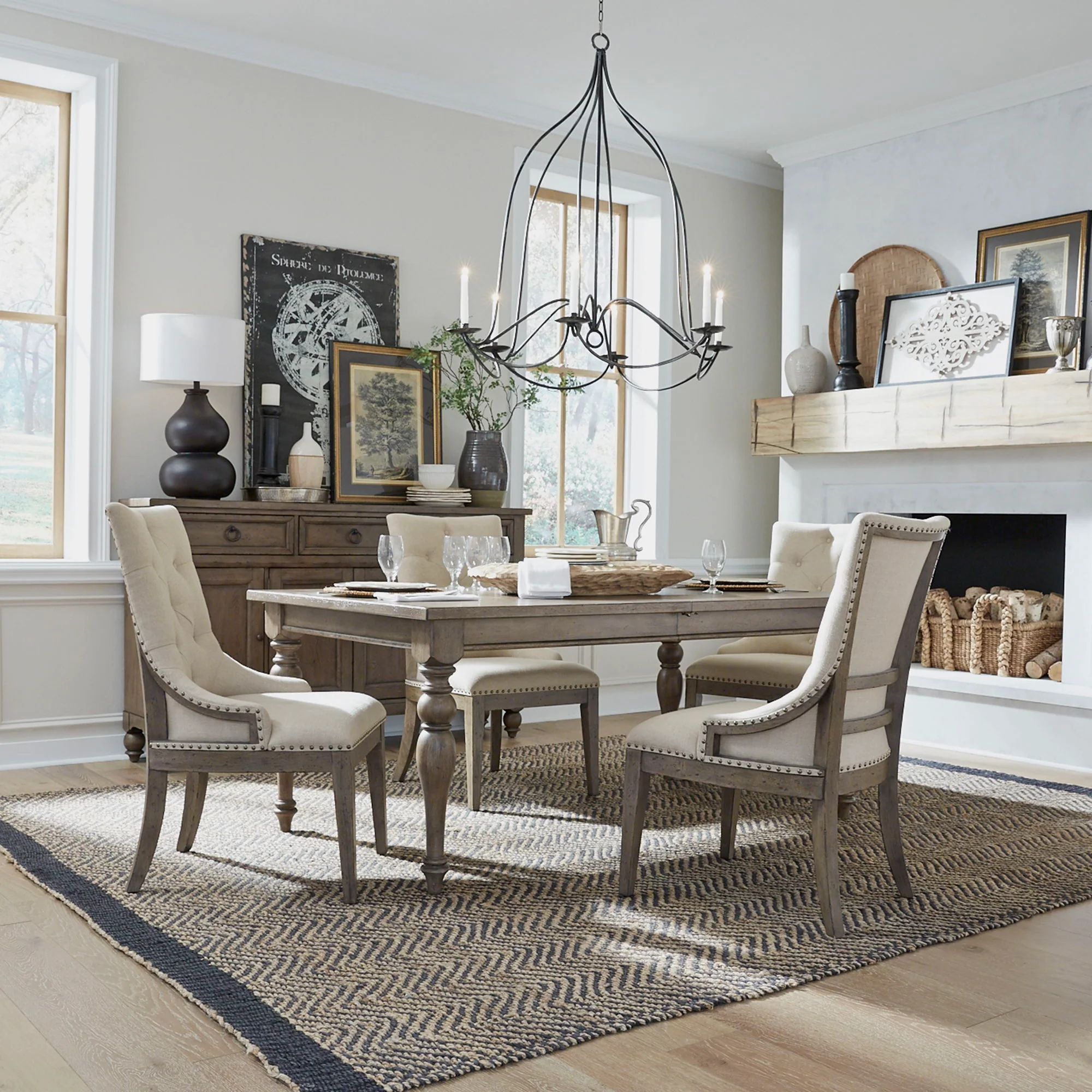 Americana Farmhouse - Leg Table Set - Image 1