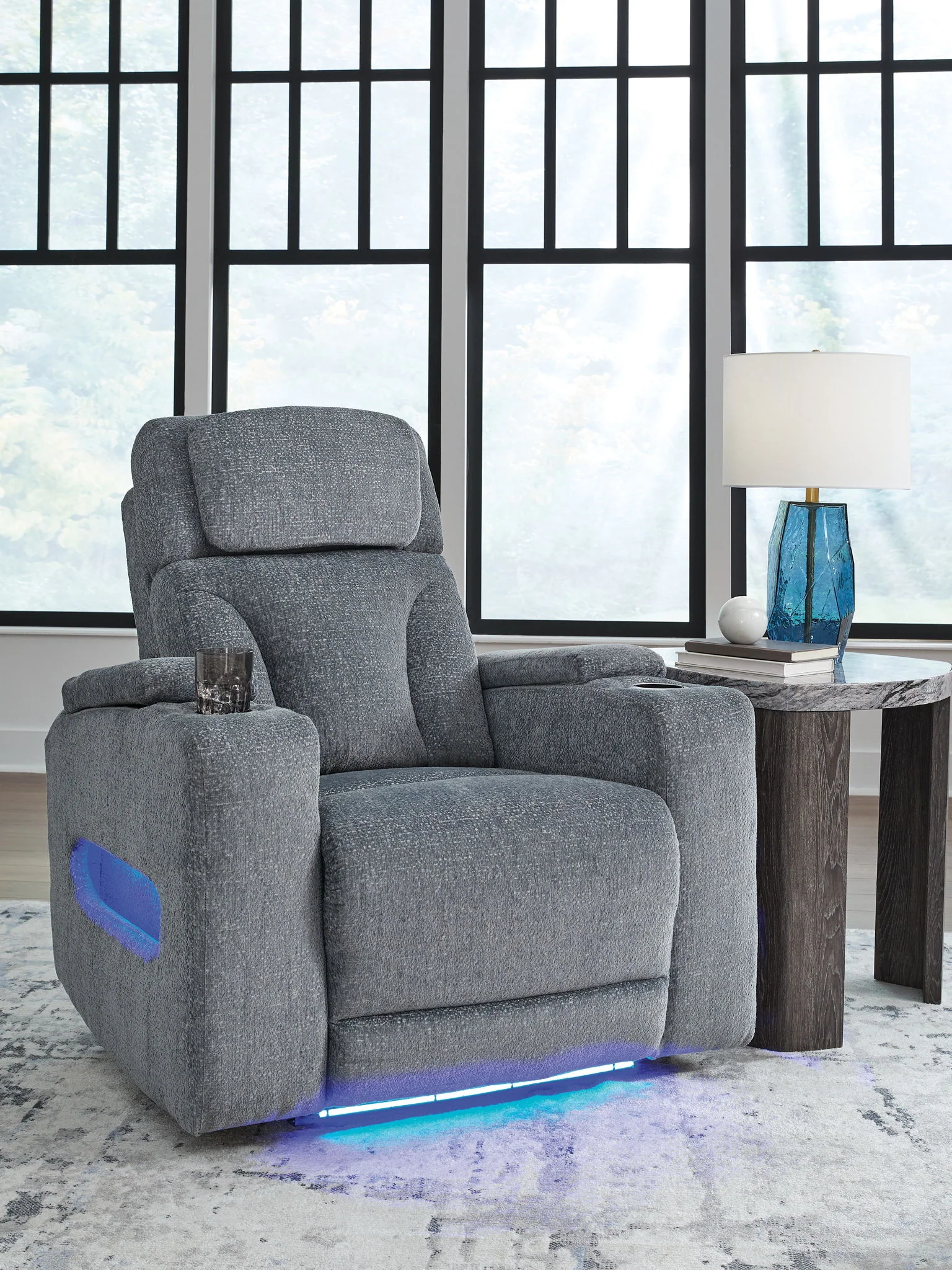 Studio Cave - Power Recliner - Steel - Image 2