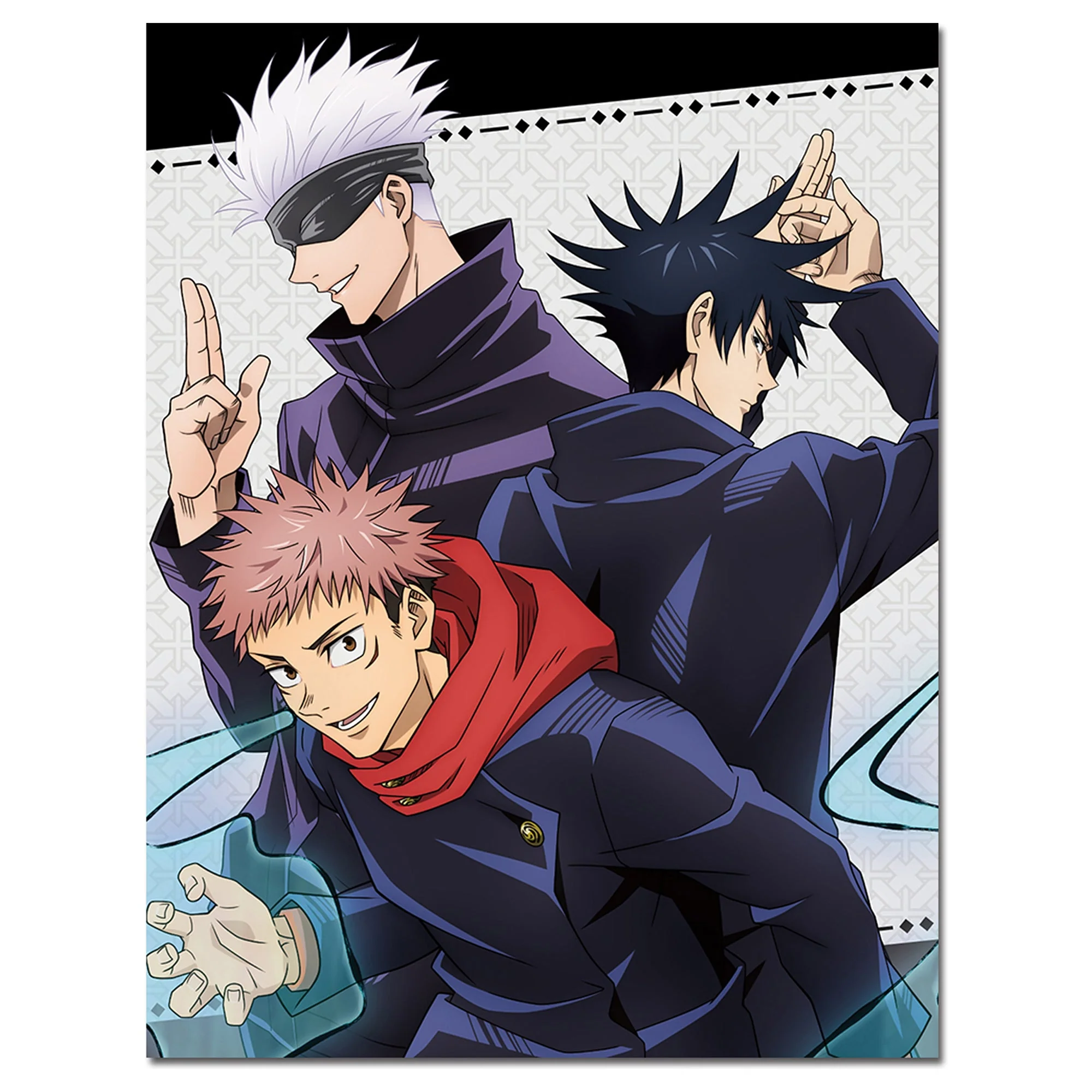Jujutsu Kaisen - Magazine Pash Art Sublimation Throw Blanket 60in By 46in - Image 1