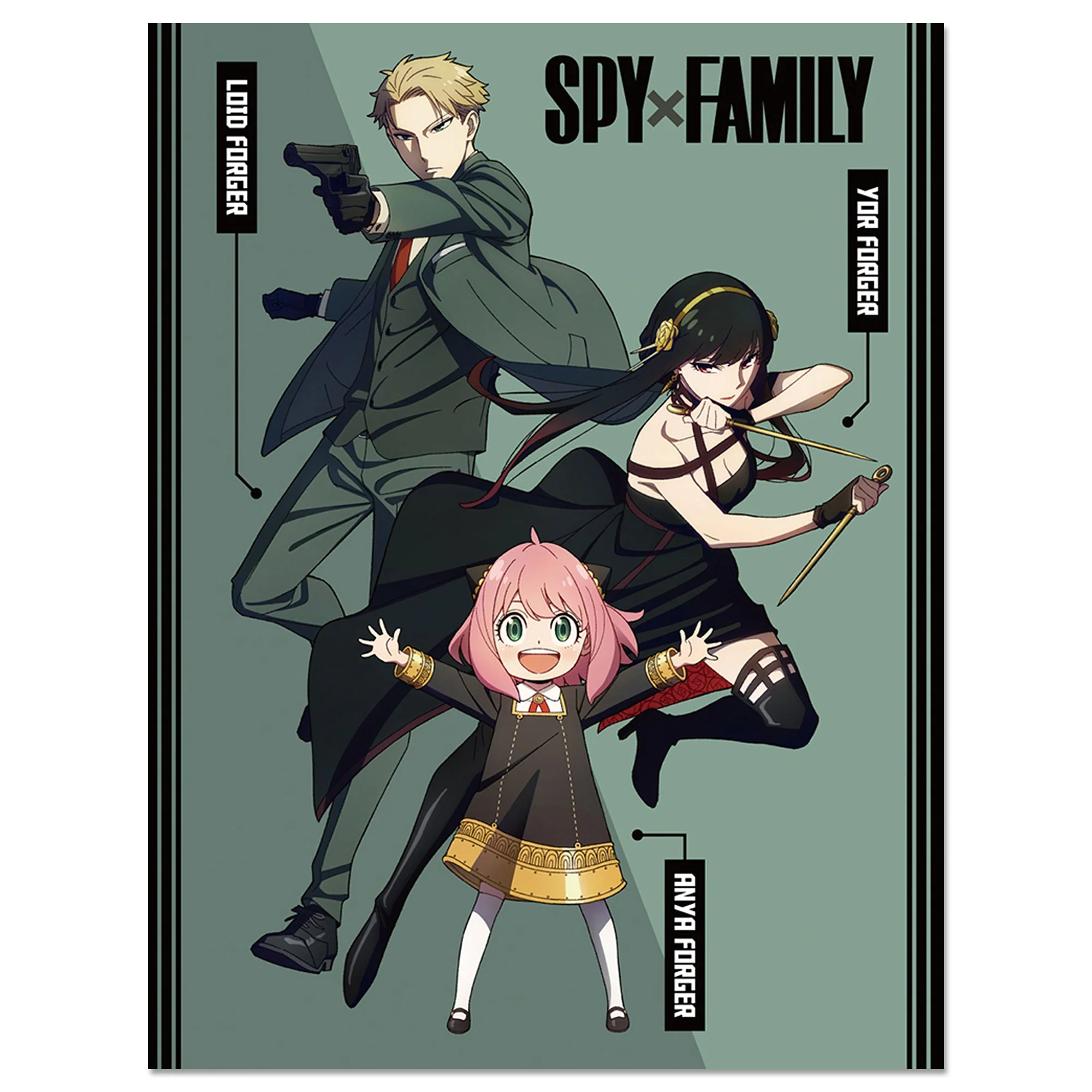 Spy X Family Teaser Art Version B Throw Blanket Great Eastern - Image 1