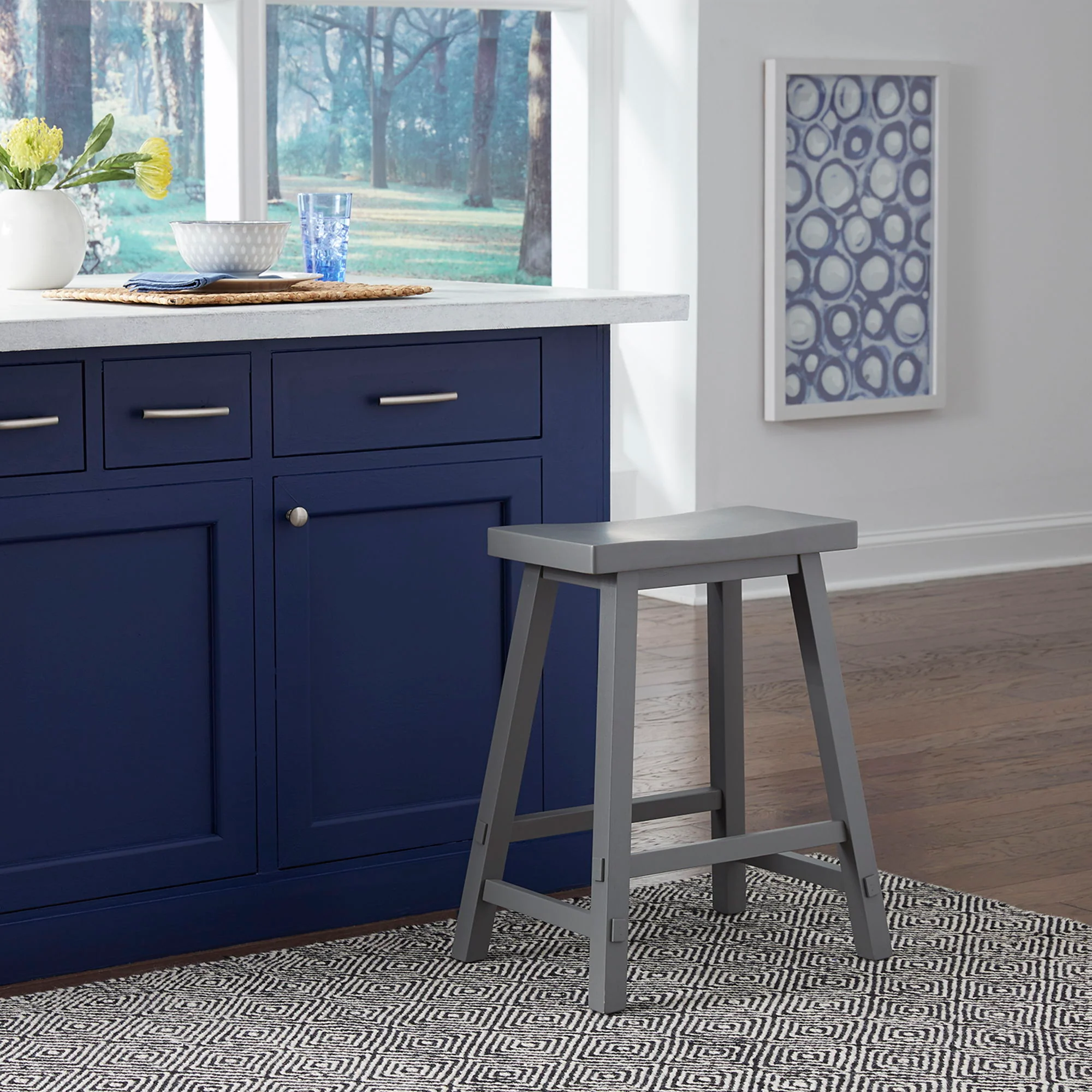 Creations II – 24″ Sawhorse Counter Stool
