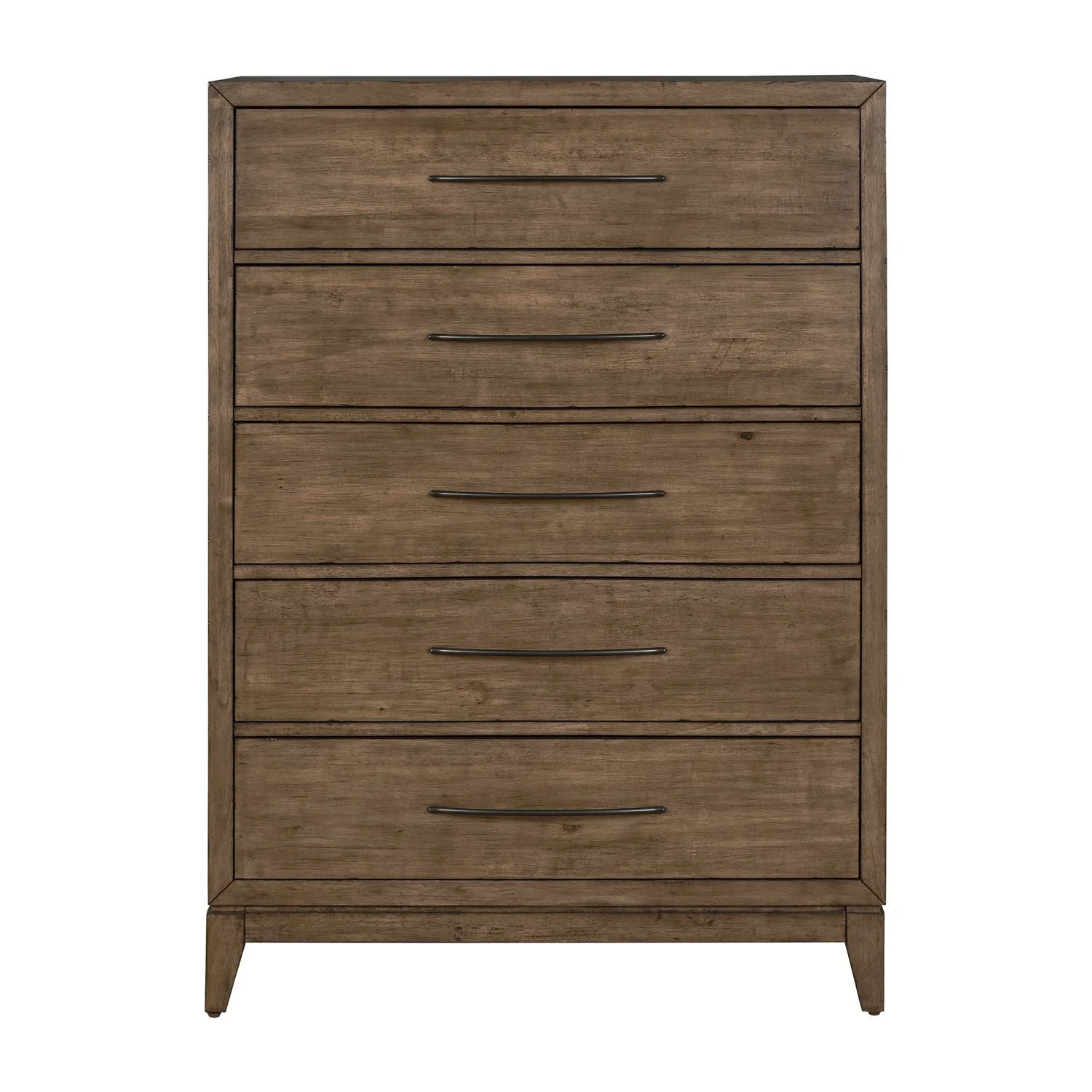 Shaker Lakes - 5 Drawer Chest - Harvest Brown - Image 3