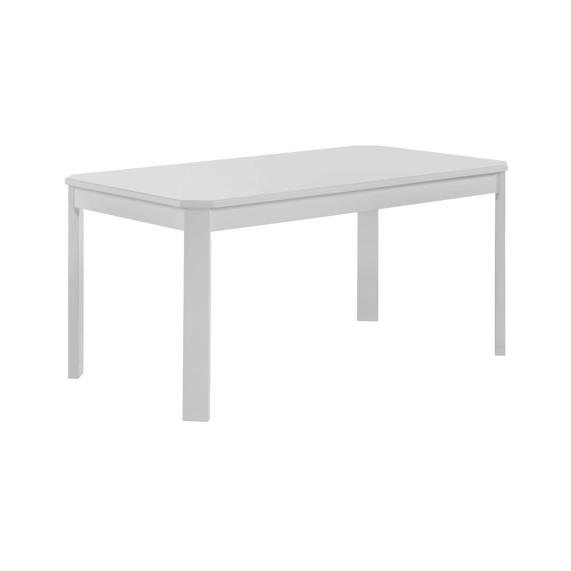 Travis Youth - 5 Piece Dining Set With Table And 4 Chairs - White - Image 3