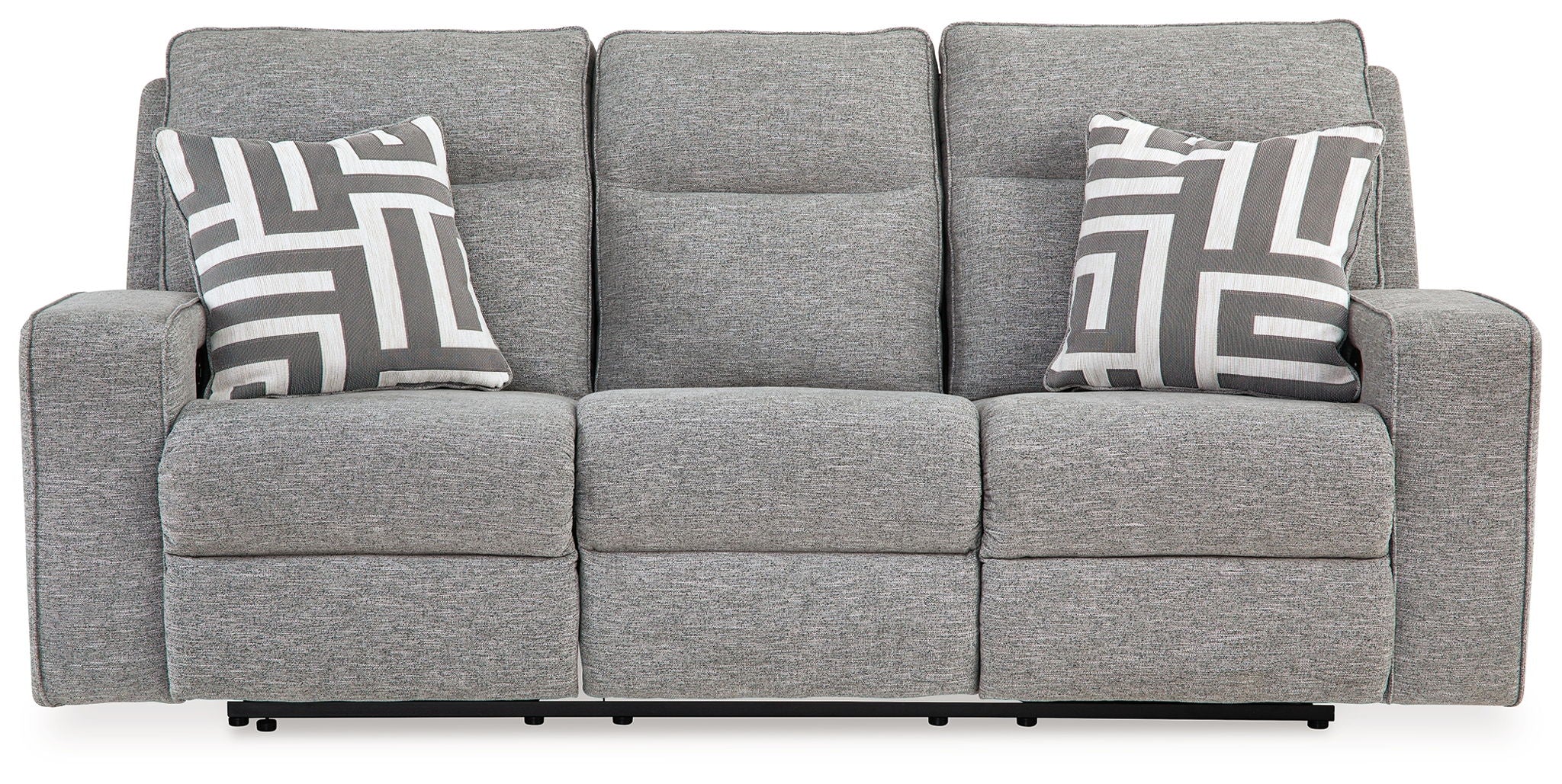 Biscoe – Power Reclining Sofa With Adj Headrest – Pewter