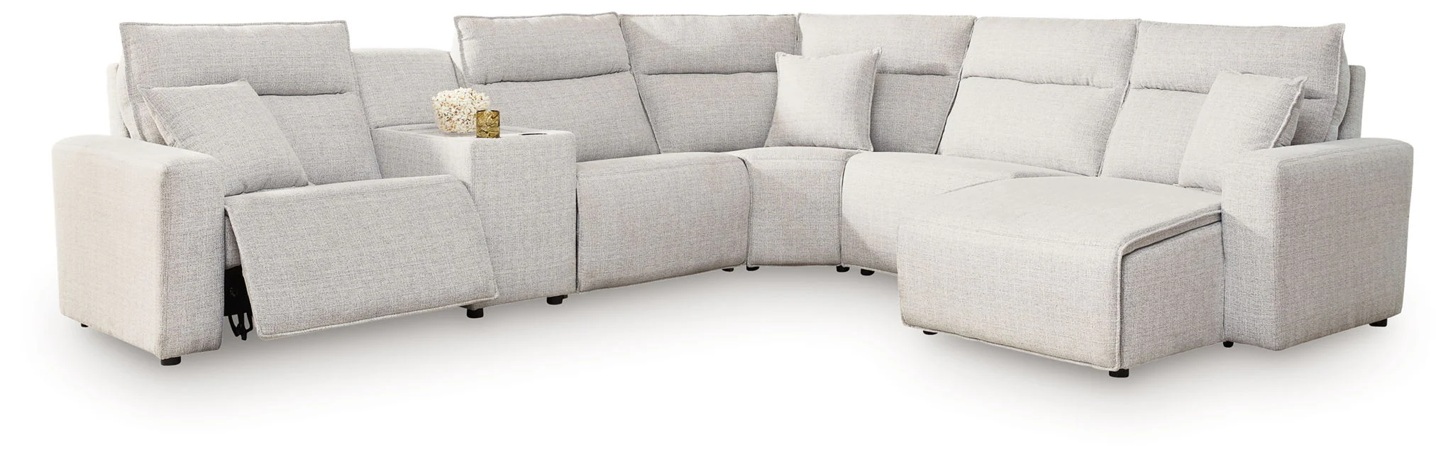 Modmax II - Reclining Sectional - Stone - Image 2
