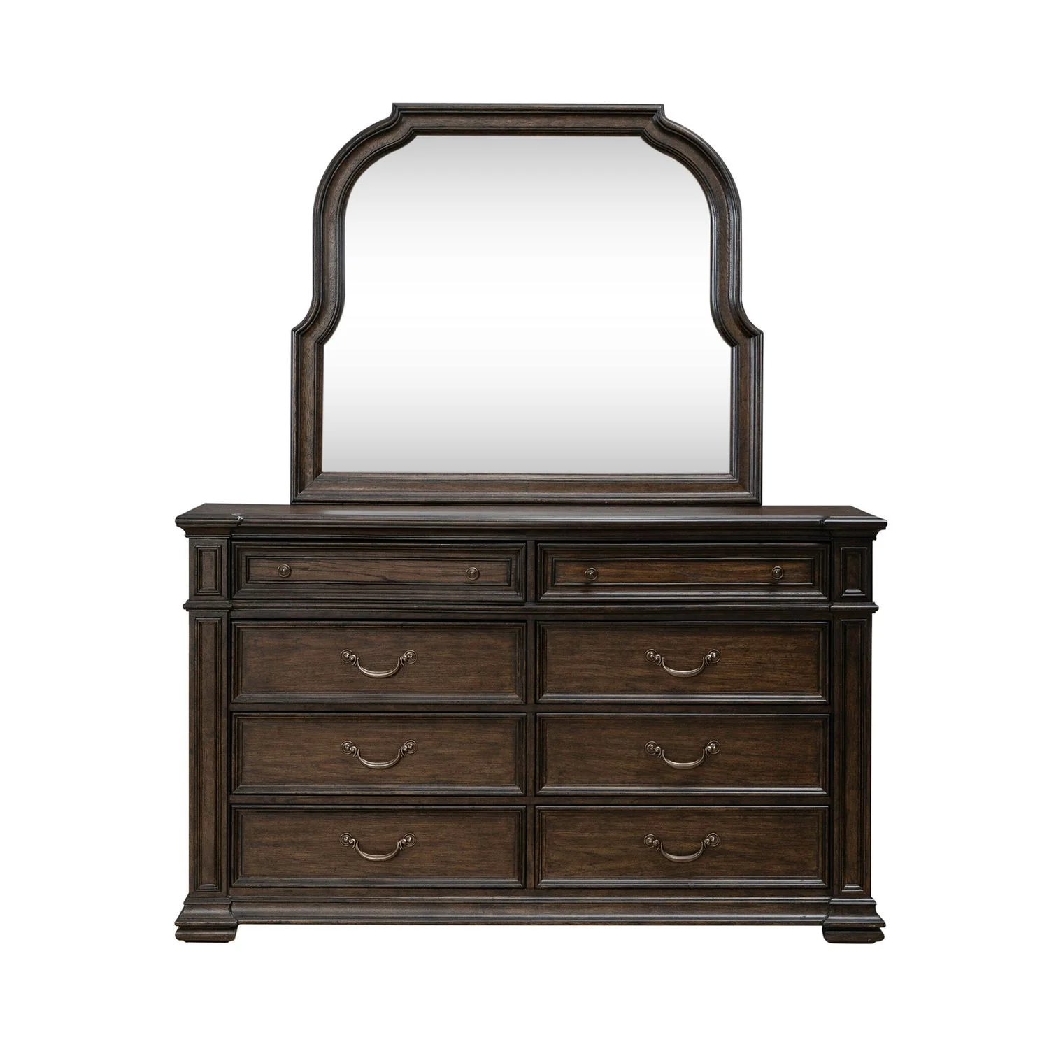 Providence Park - Dresser & Mirror - Chateau Brown - Image 3