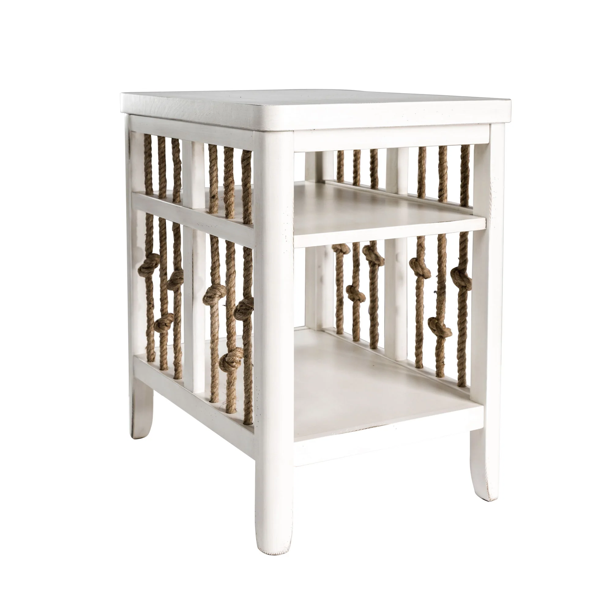 Dockside - Chair Side Table - White - Image 3
