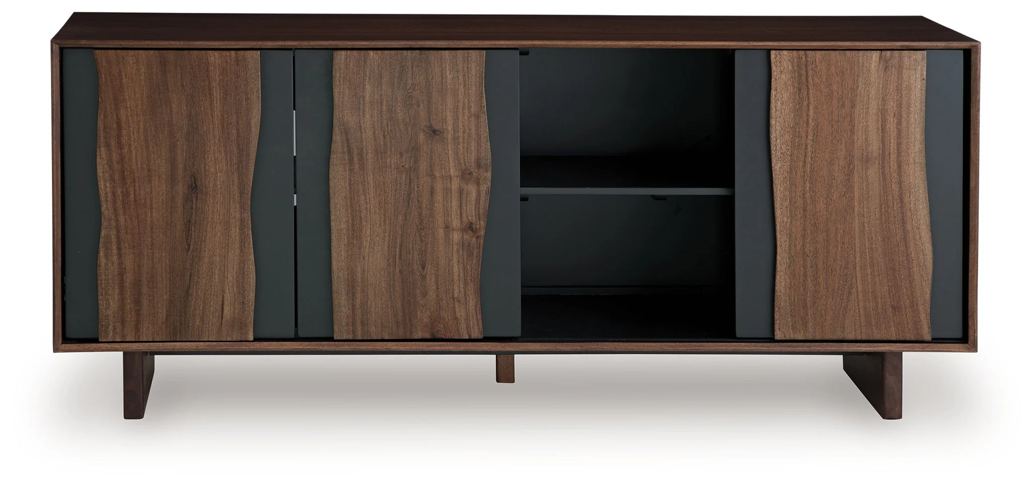 Welby - Accent Cabinet - Brown / Charcoal - Image 3