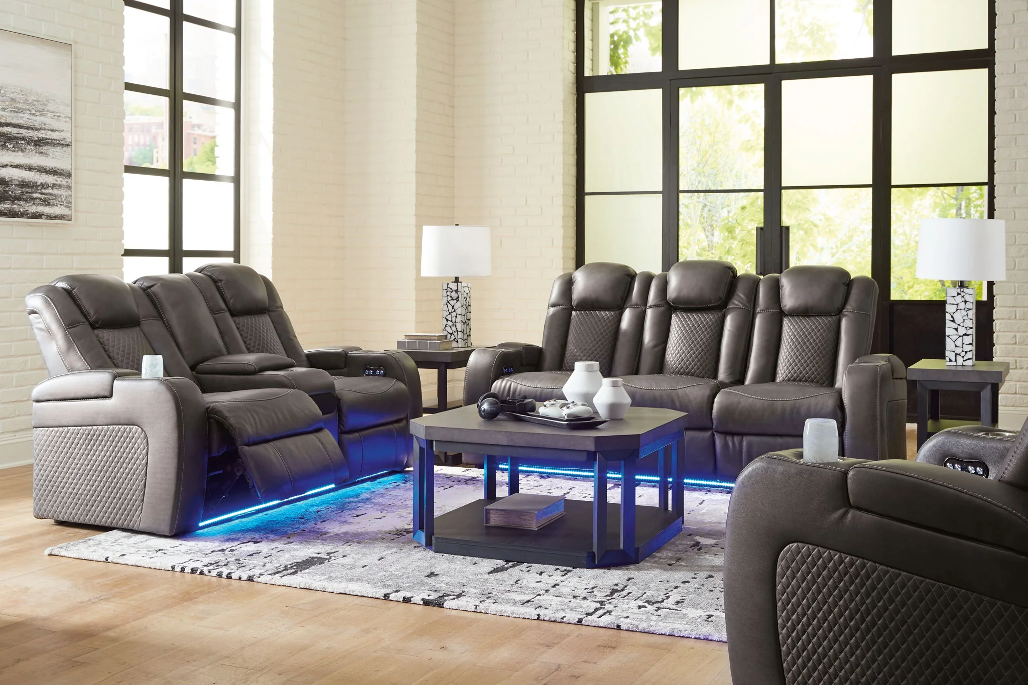 Fyne-dyme - Reclining Living Room Set - Image 3