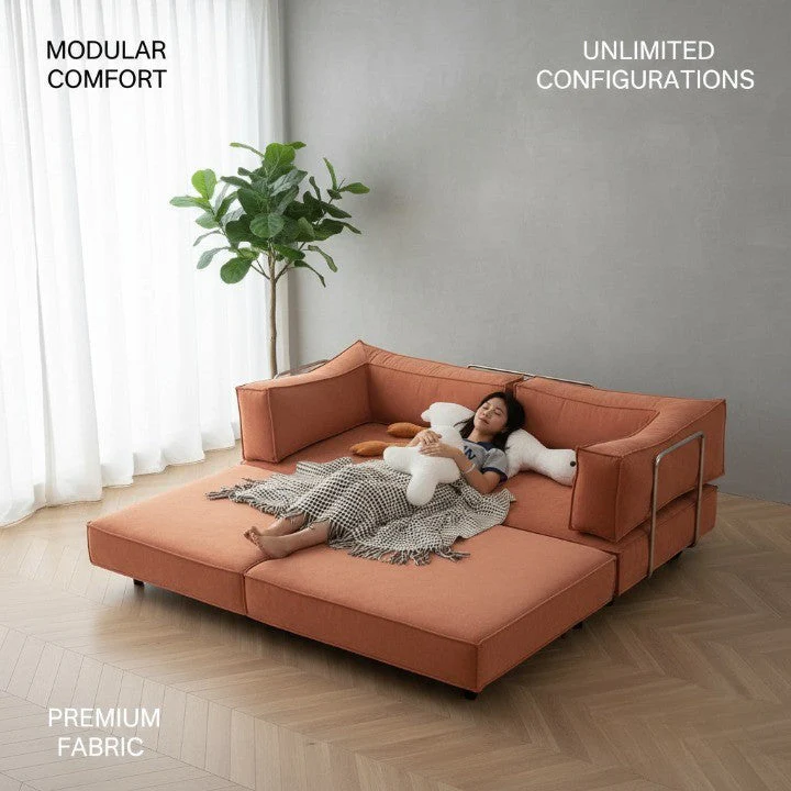 Flexible Lounge Cloud Comfort Convertible Sofa - Image 2