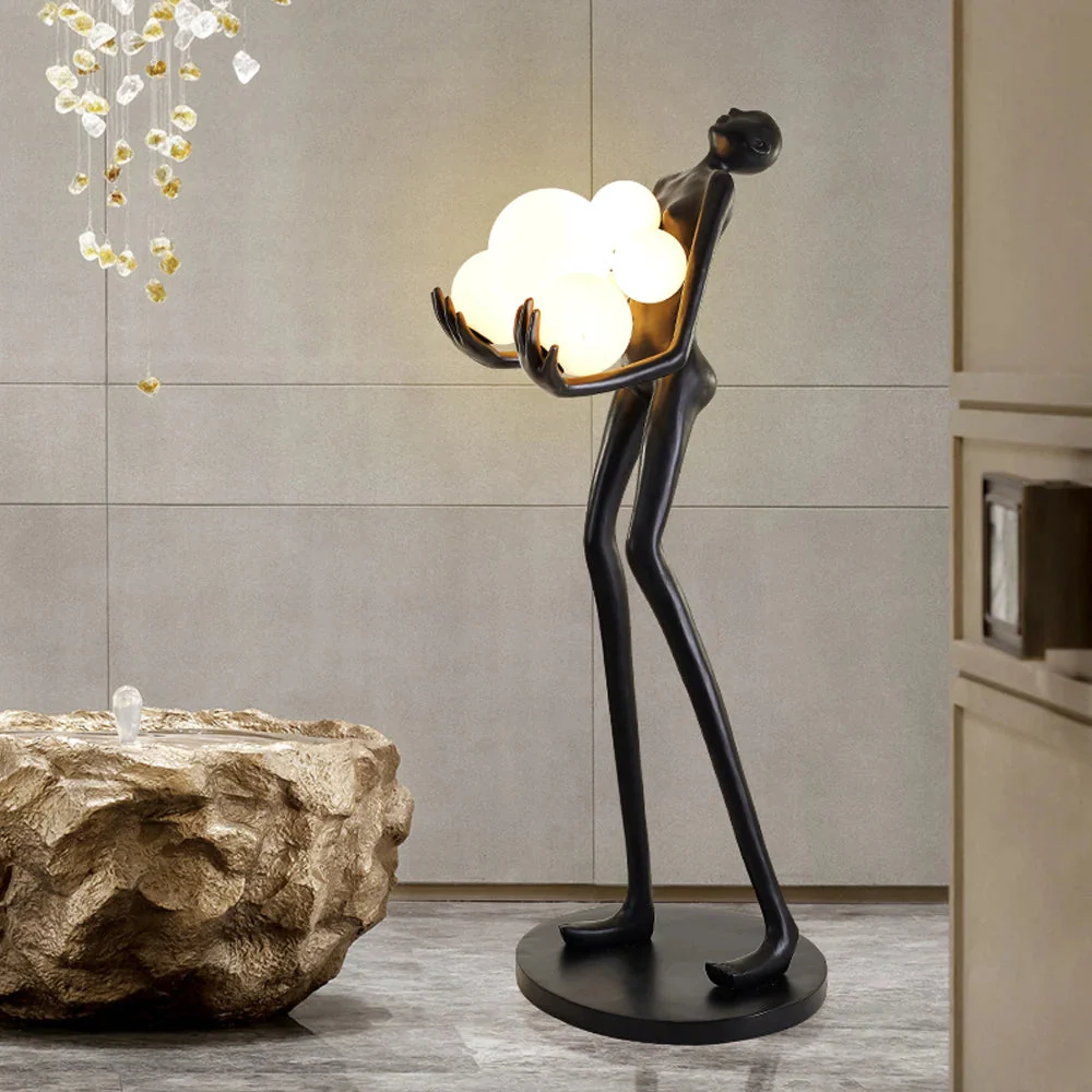 Modern Art Humanoid Sculpture Floor Lamp - Image 1