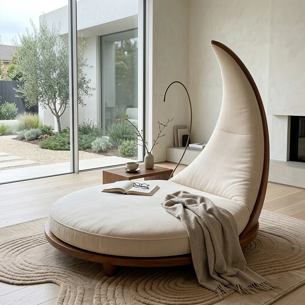 Moon Frame Nordic Lounge Chair - Image 3