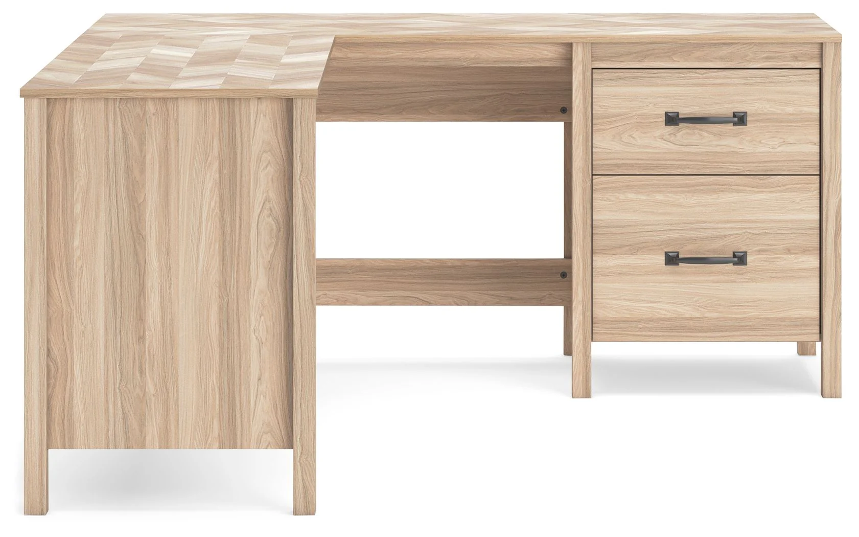 Battelle - 60" Home Office Desk With Return - Tan - Image 2