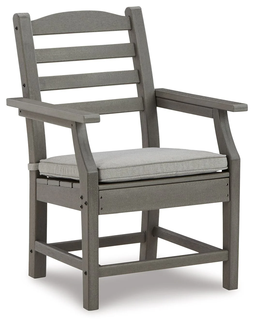 Visola - Arm Chair With Cushion (Set of 2) - Gray - Image 1