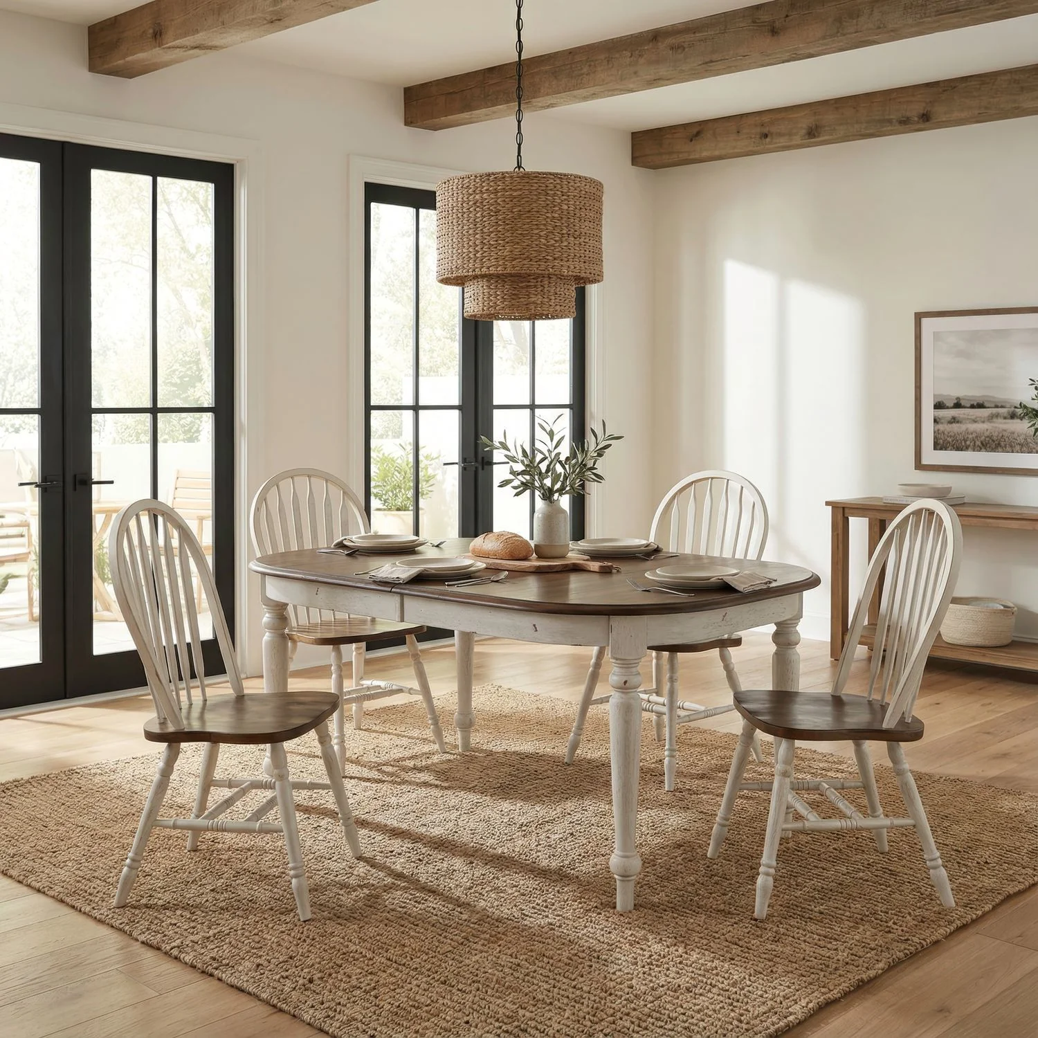 Carolina Crossing - Dining Room Leg Table Set - Image 2