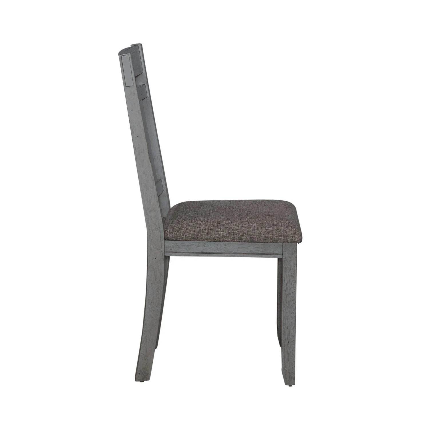 Newport - Splat Back Side Chair - Smokey Gray / Carbon Gray - Image 2