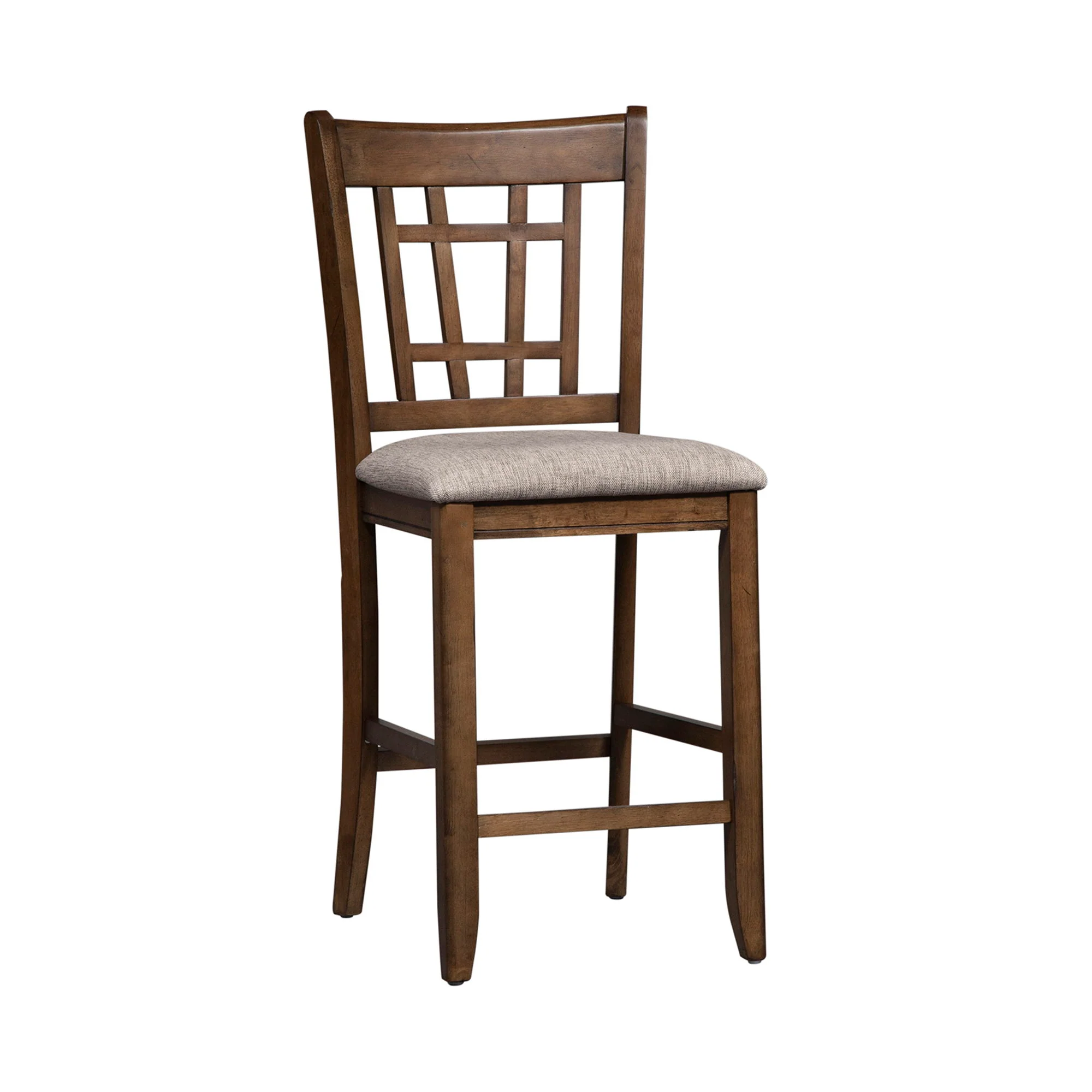Santa Rosa – Lattice Back Counter Chair – Antique Honey