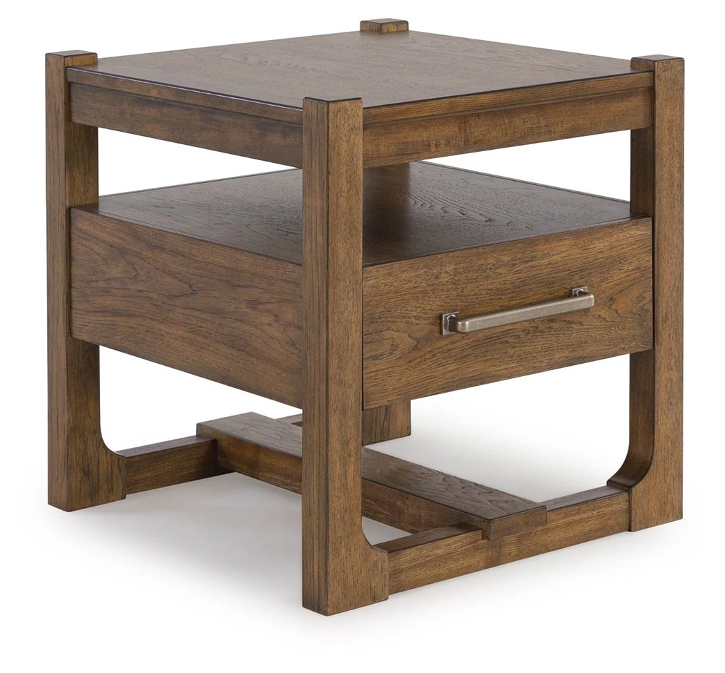Cabalynn - Square End Table - Light Brown - Image 1