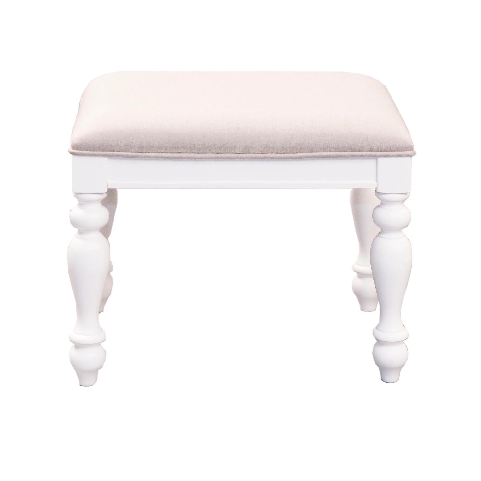 Summer House - Vanity Stool - Oyster White - Image 1