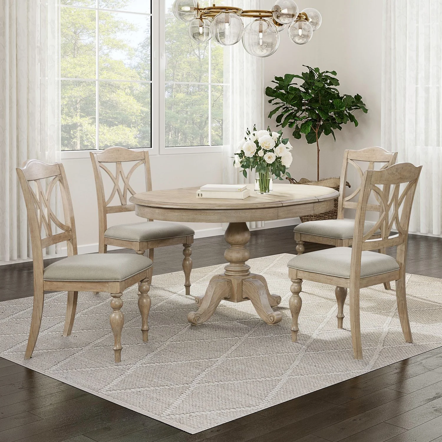 Summer House - Pedestal Table Set - Image 2