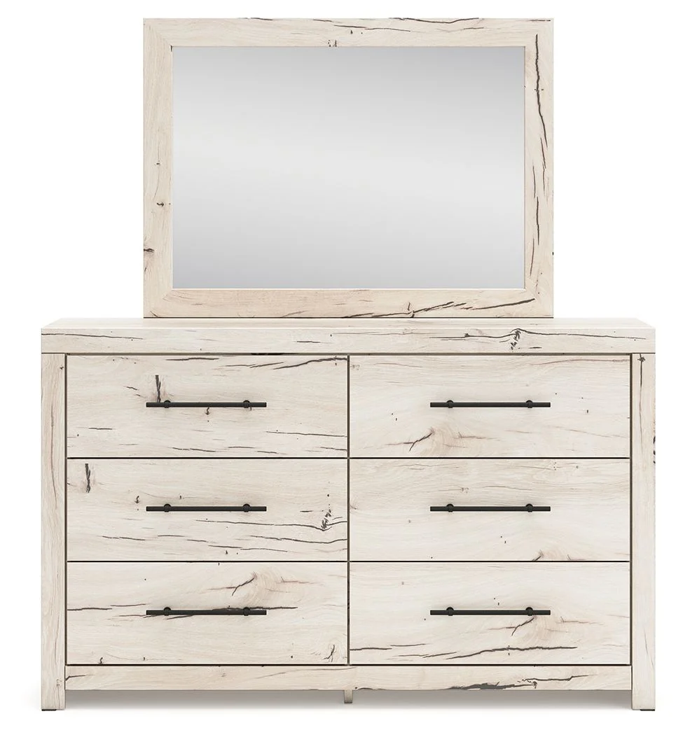 Lawroy - Dresser And Mirror - Light Natural - Image 3