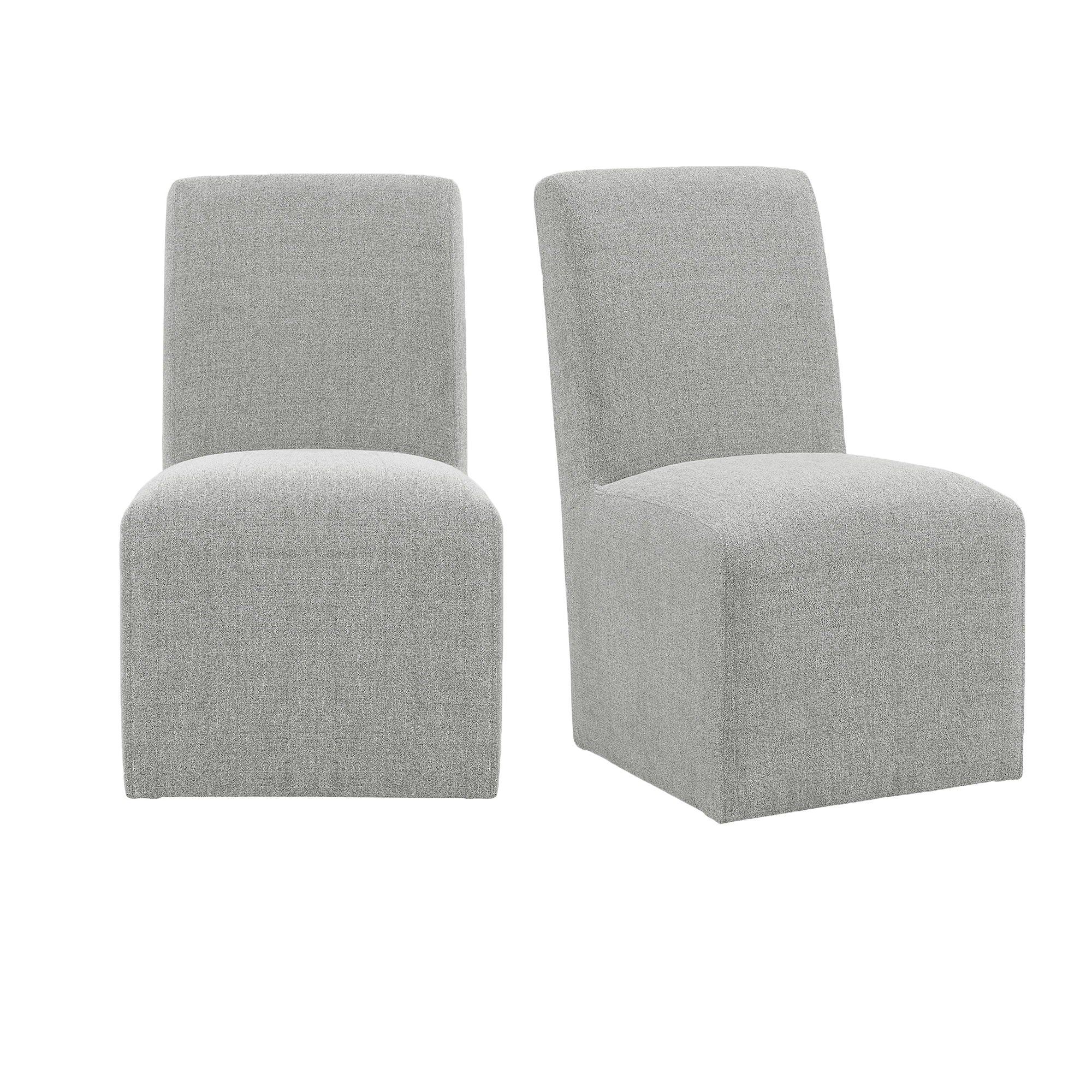Nero - Upholstered Side Chair (Set of 2) - Gray - Image 1