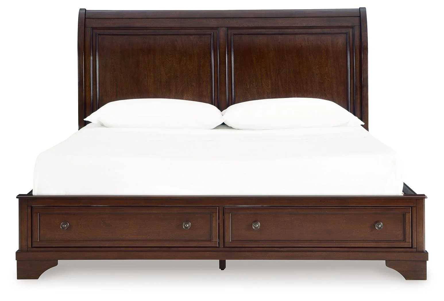 Trellington - King Sleigh Storage Bed - Brown - Image 3