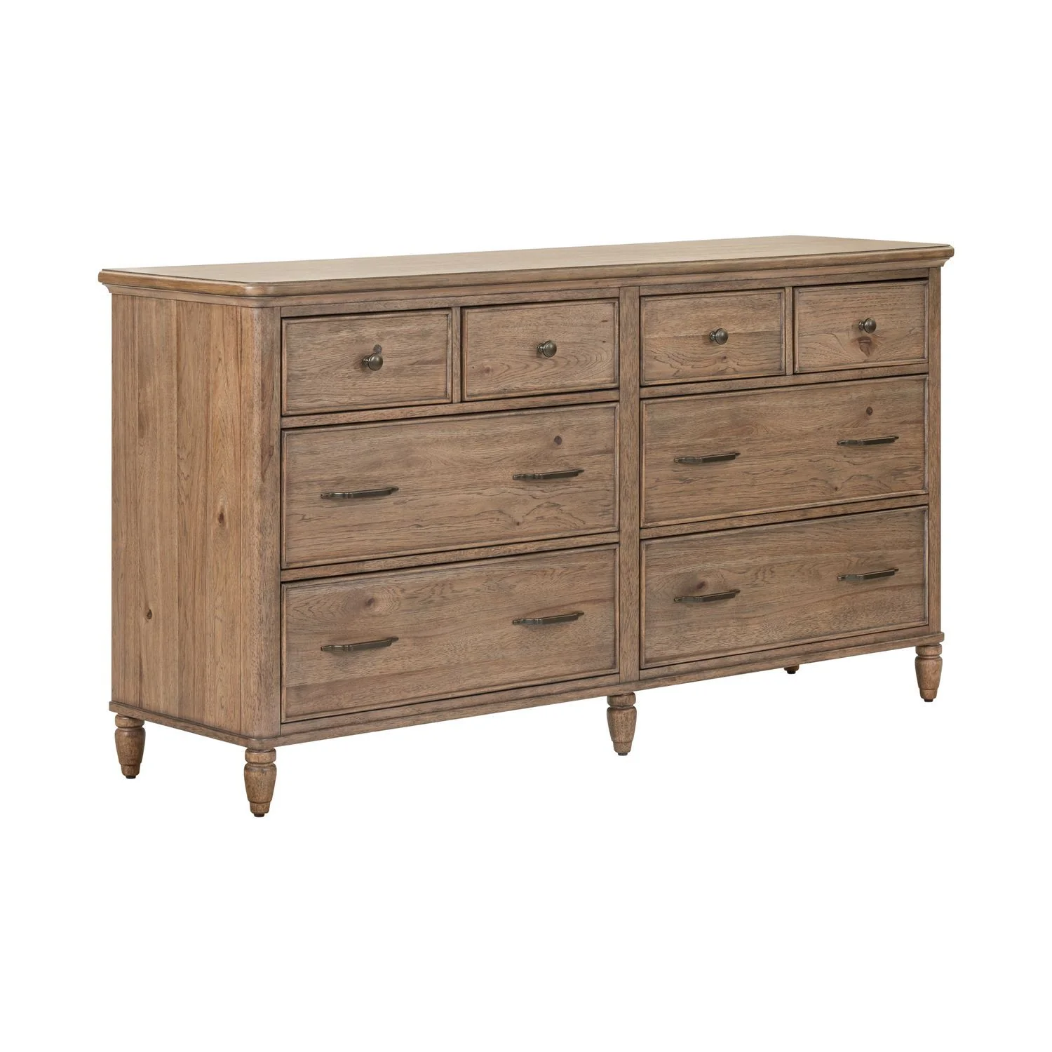 Hickory Grove - 6 Drawer Chest - Heirloom Brown - Image 3