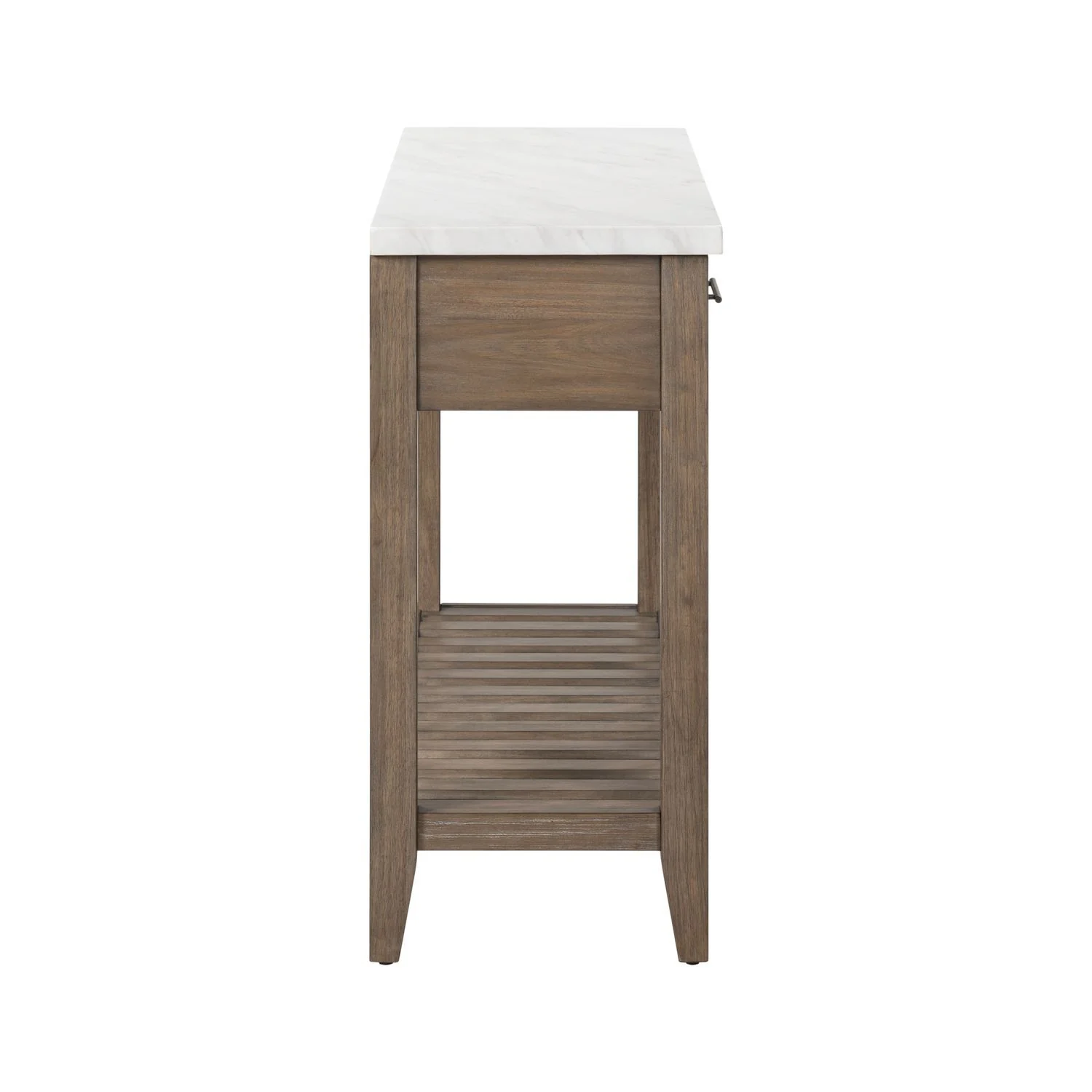 Edison - Server With Faux Marble Top - Brownstone - Image 3